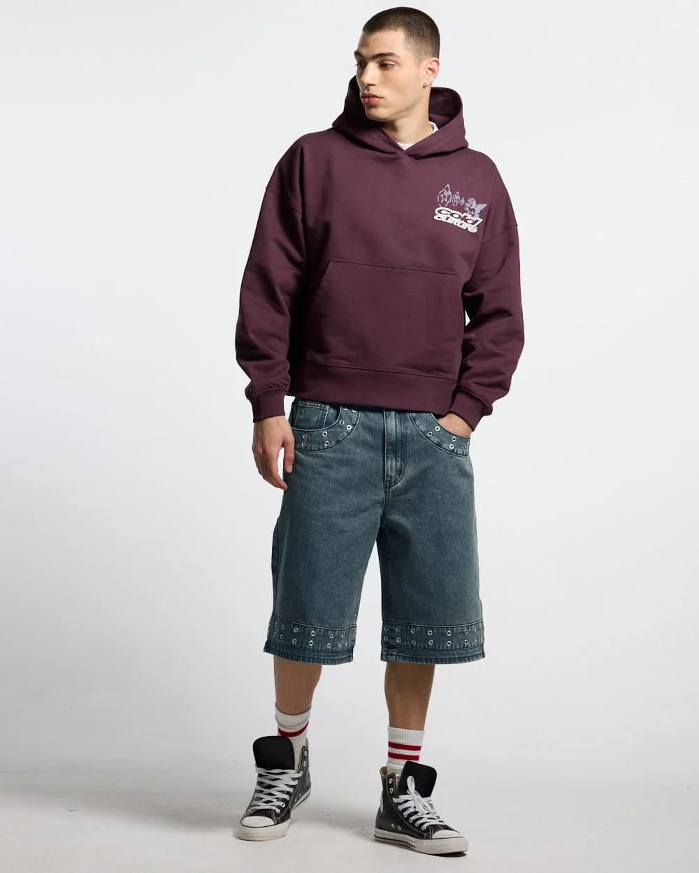 EYELET V2 SHORT DENIM 6