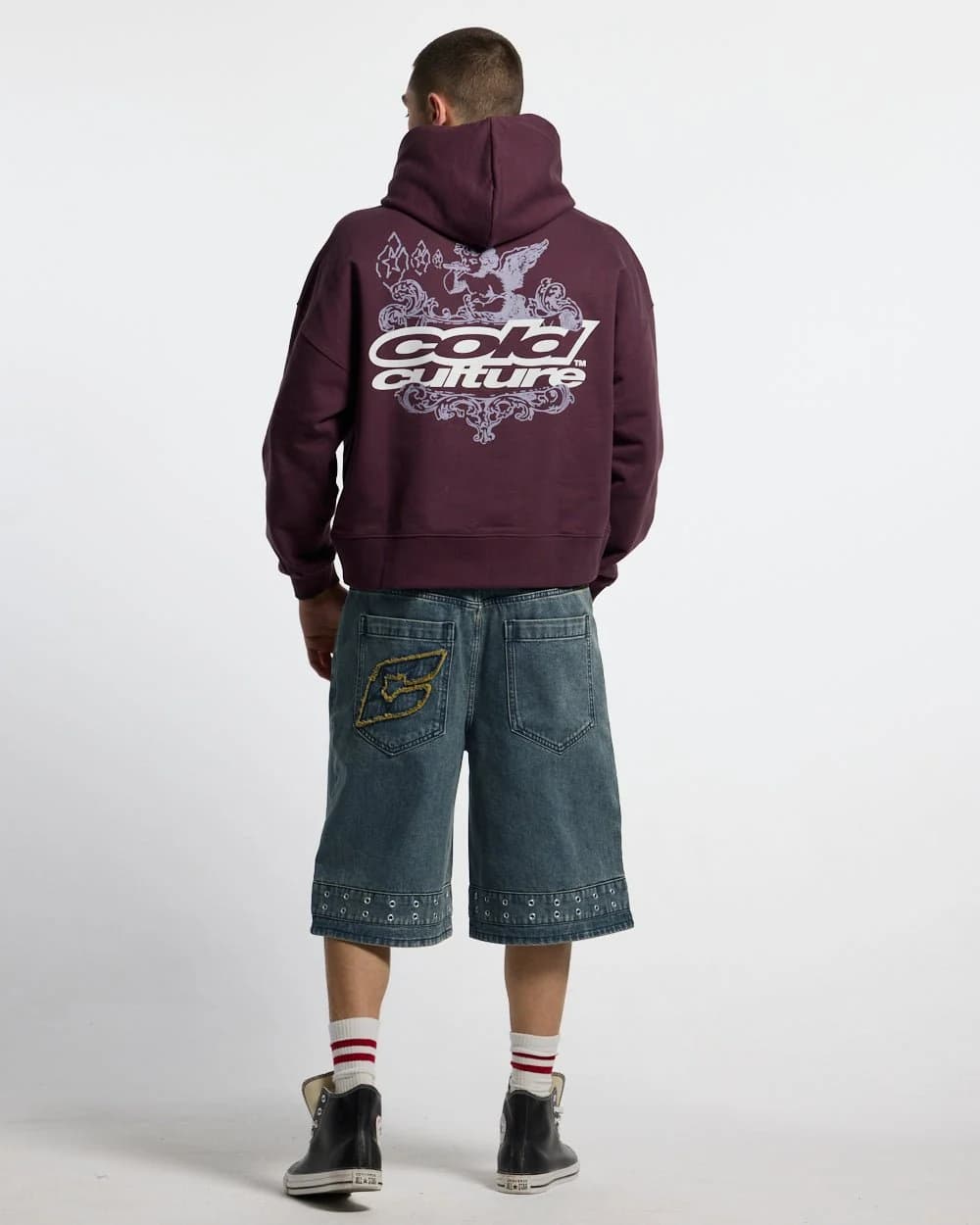 EYELET V2 SHORT DENIM 8