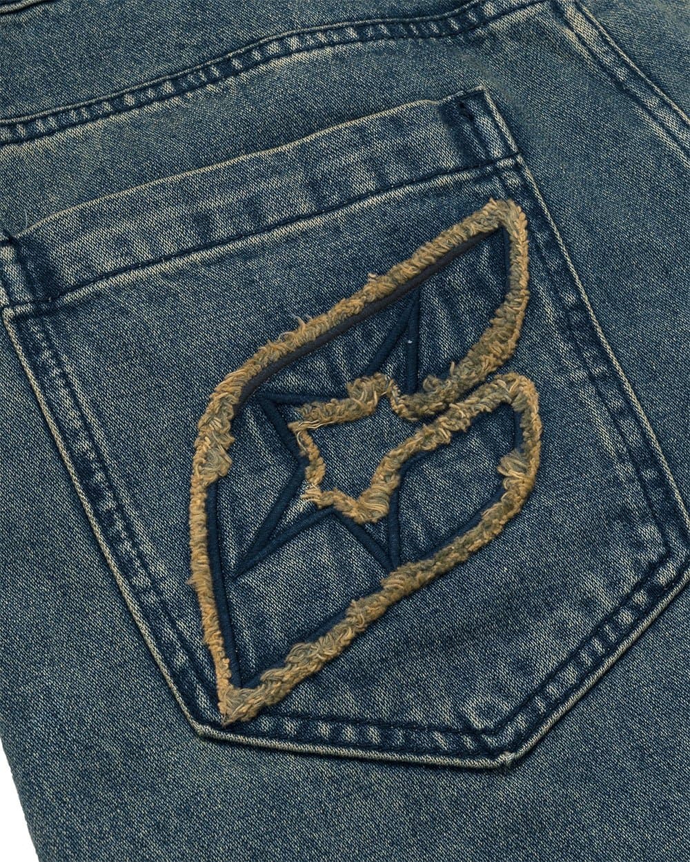 EYELET V2 SHORT DENIM 7