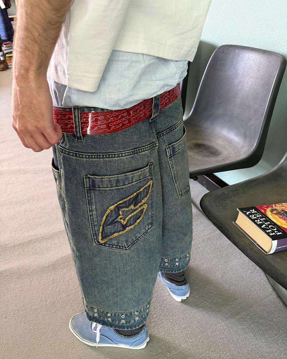 EYELET V2 SHORT DENIM 11