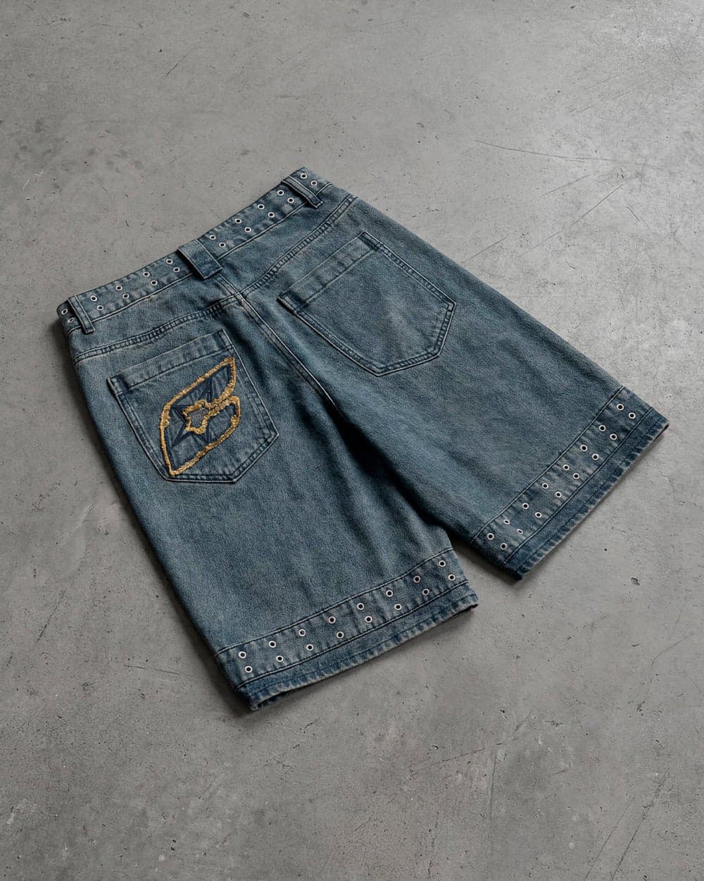 EYELET V2 SHORT DENIM 12