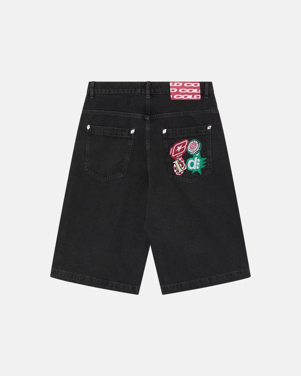 BADGES JORTS BLACK LICORICE by COLD CULTURE