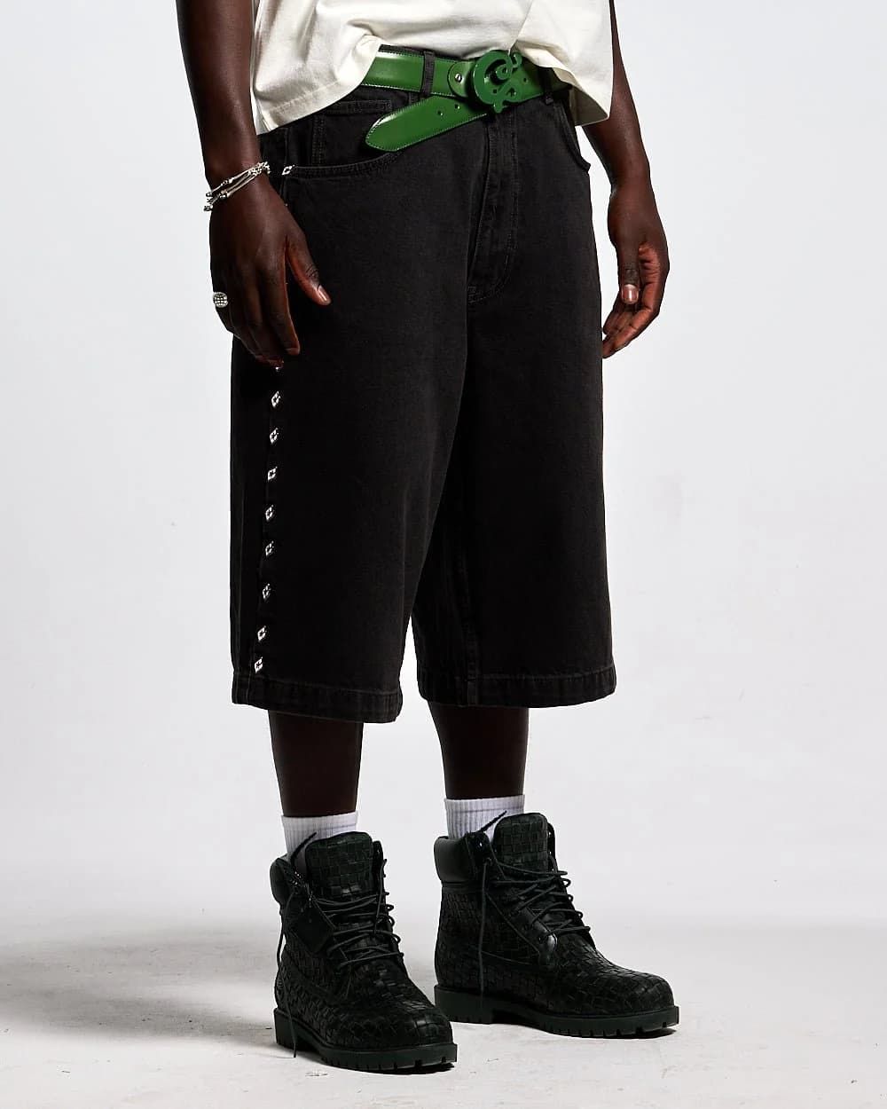 BADGES JORTS BLACK LICORICE 3