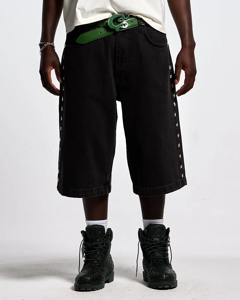 BADGES JORTS BLACK LICORICE 5