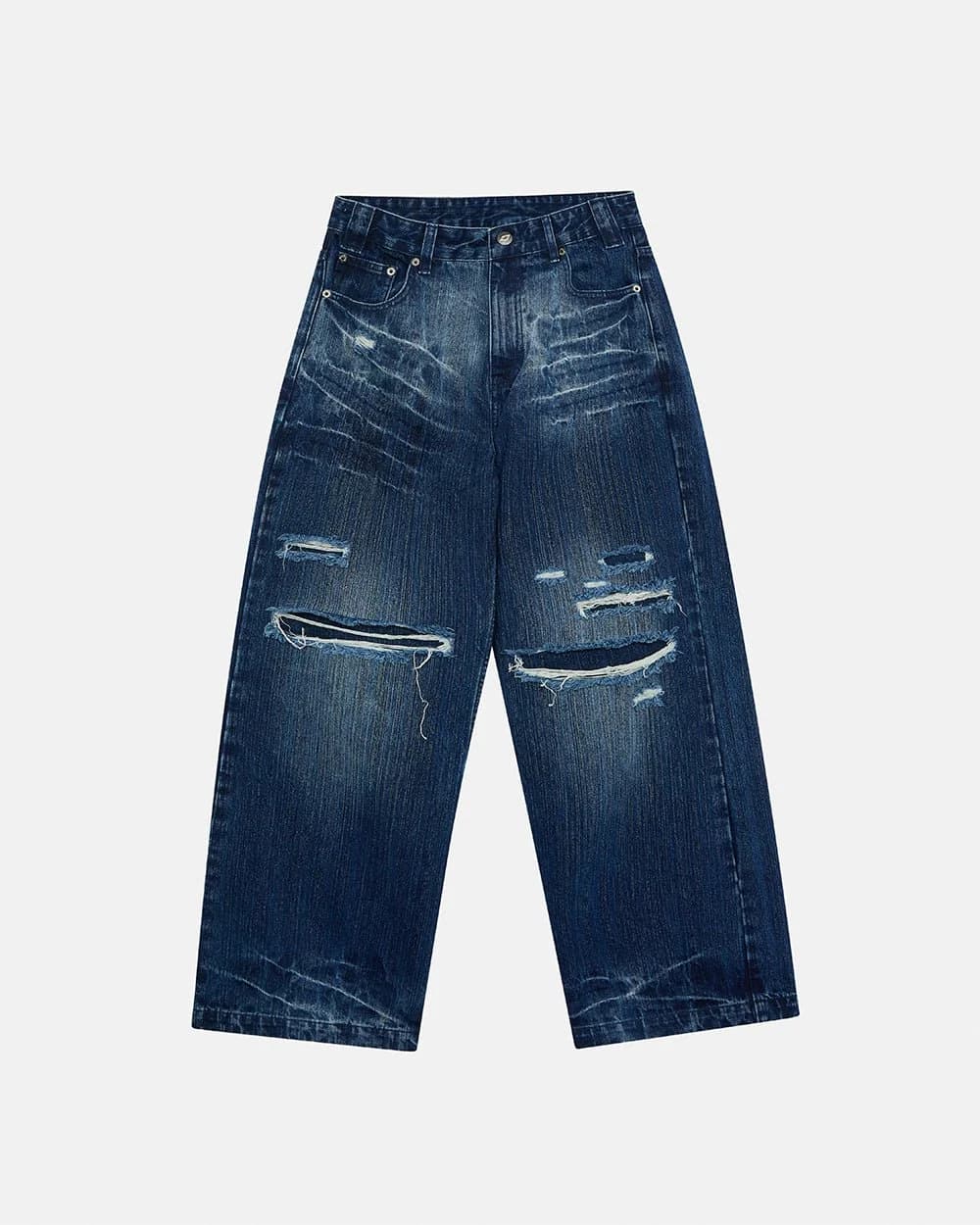 D-STRESSED V3 PANTS WASHED DENIM 4