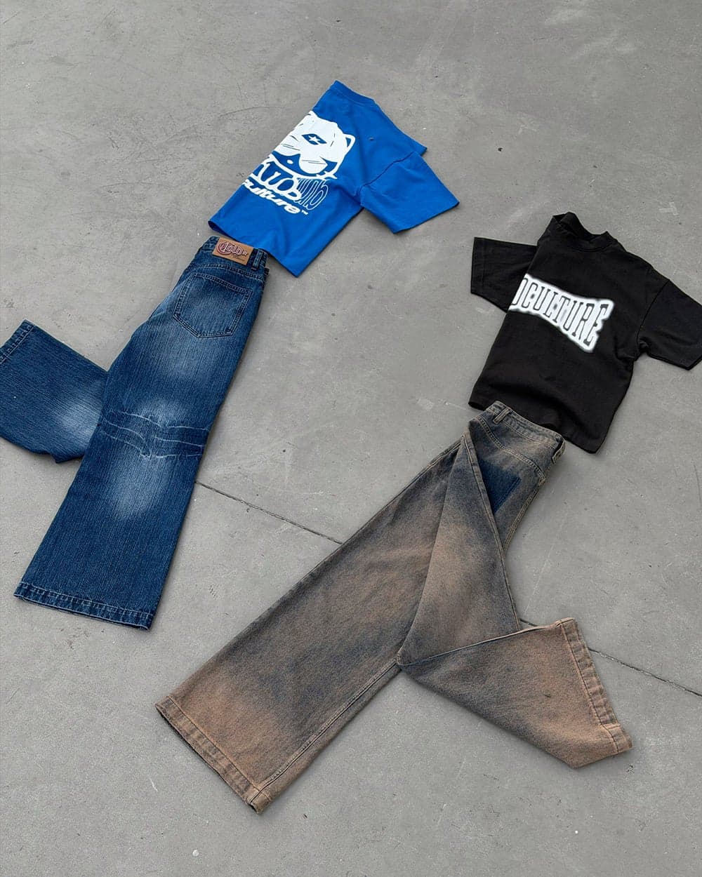 D-STRESSED V3 PANTS WASHED DENIM 11