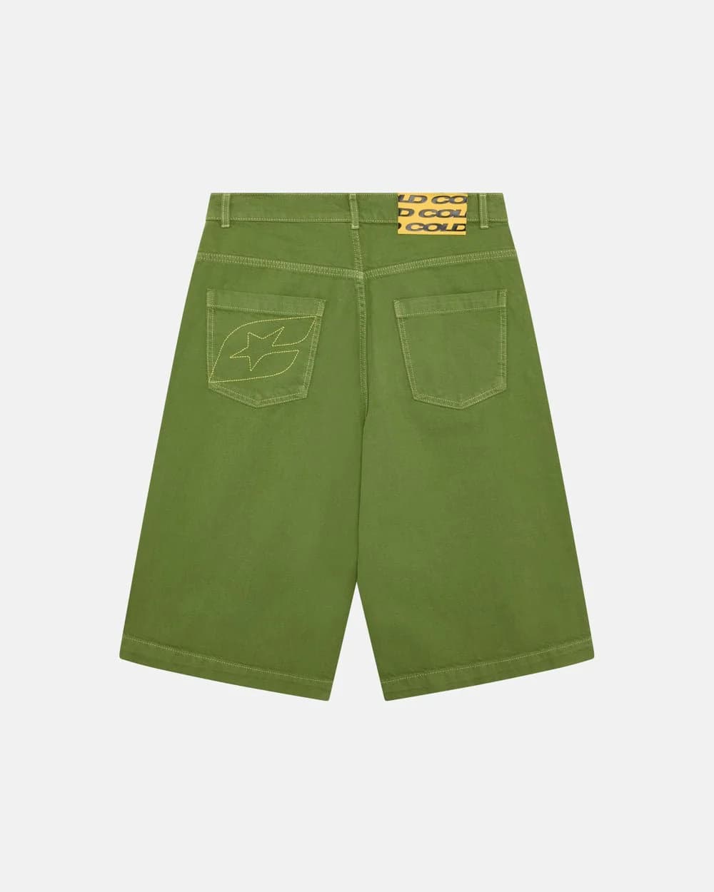 STITCHING JORTS CACTUS GREEN 2