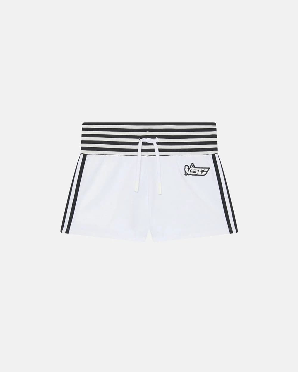 COURT SHORTS WHITE AND BLACK 2