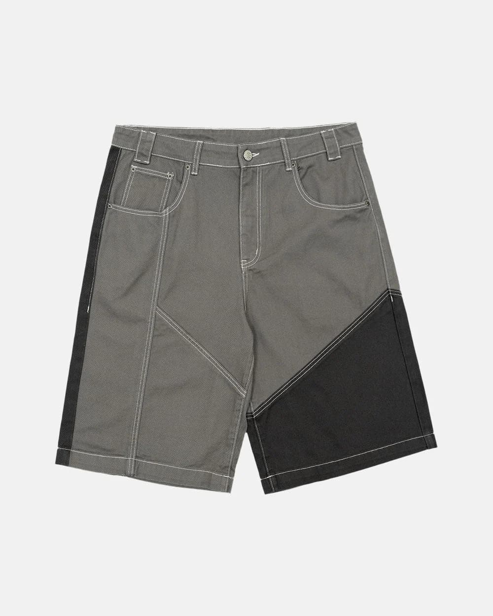 BUTTERFLY V2 SHORTS GREY/BLACK DENIM by COLD CULTURE
