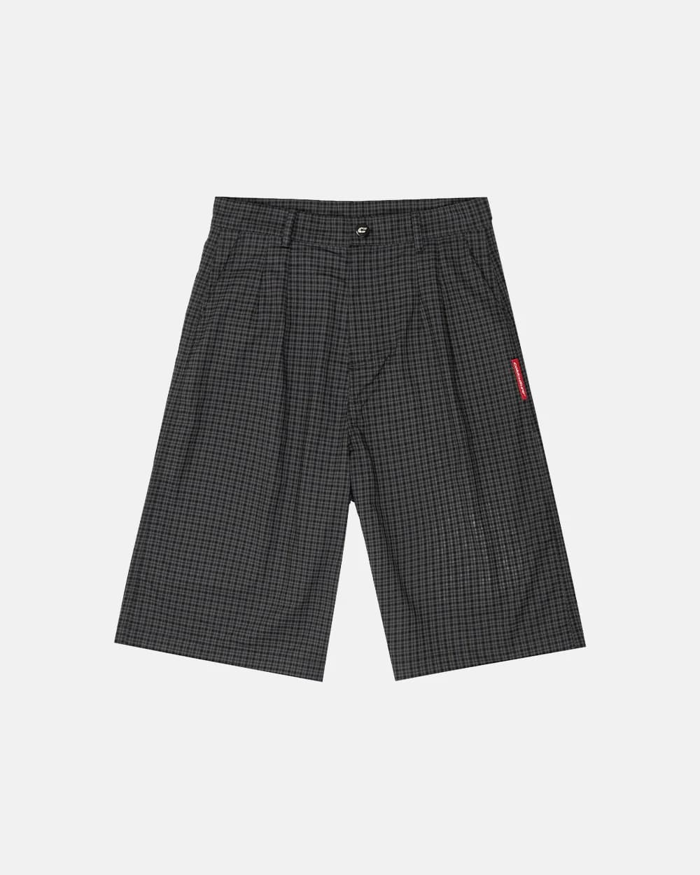 CHECK PARACHUTE JORT DARK GREY 2