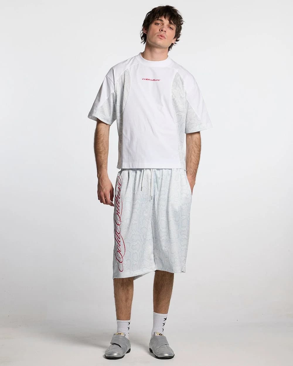 RIOT MESH SHORT WHITE 5