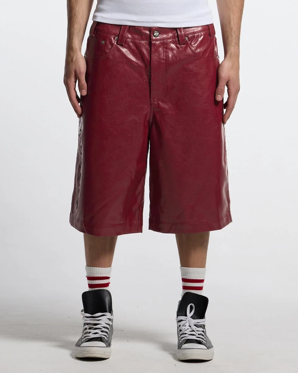 BRAVE SHORT BURGUNDY by COLD CULTURE
