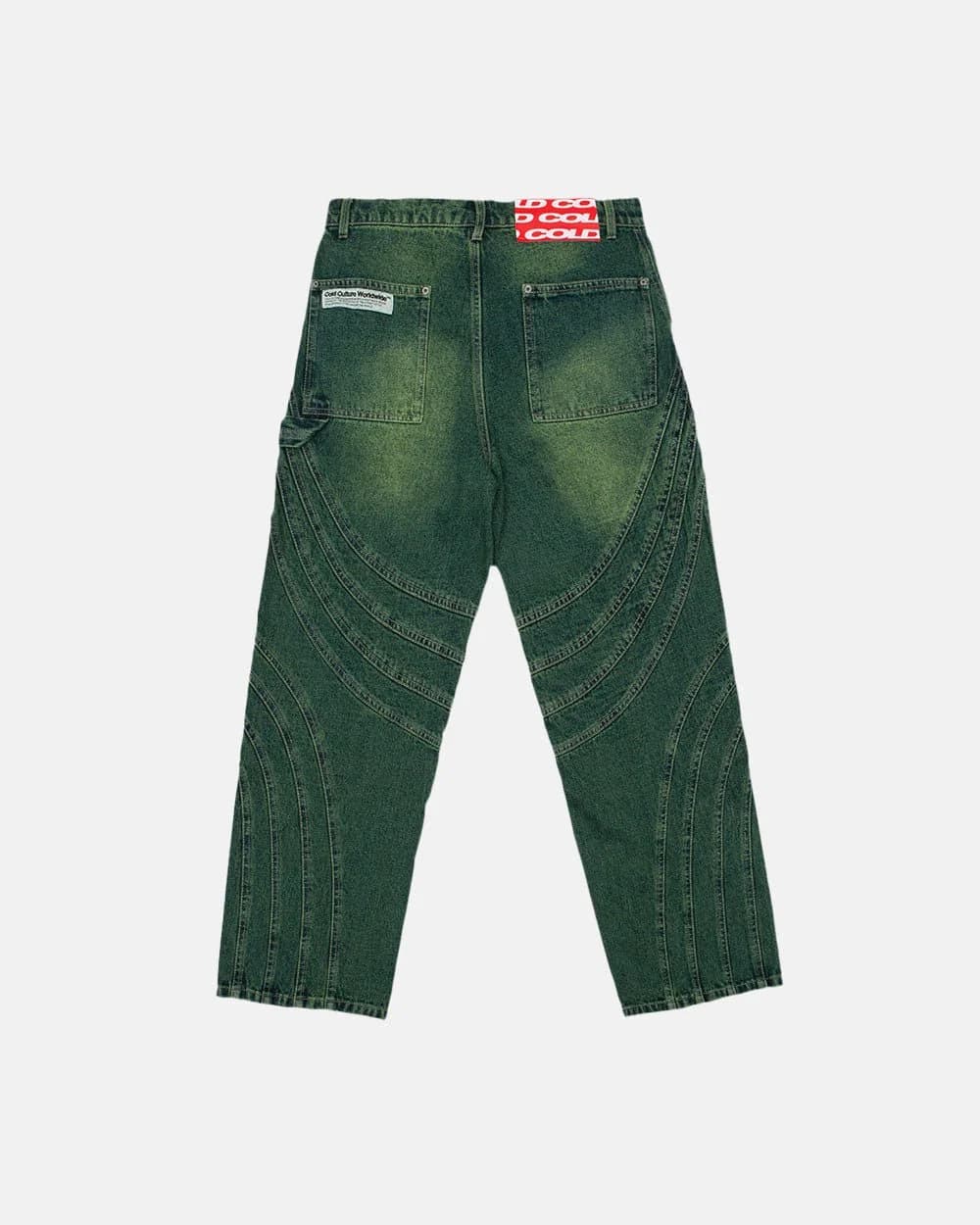 V1 MAZE PANTS GREEN DENIM 3