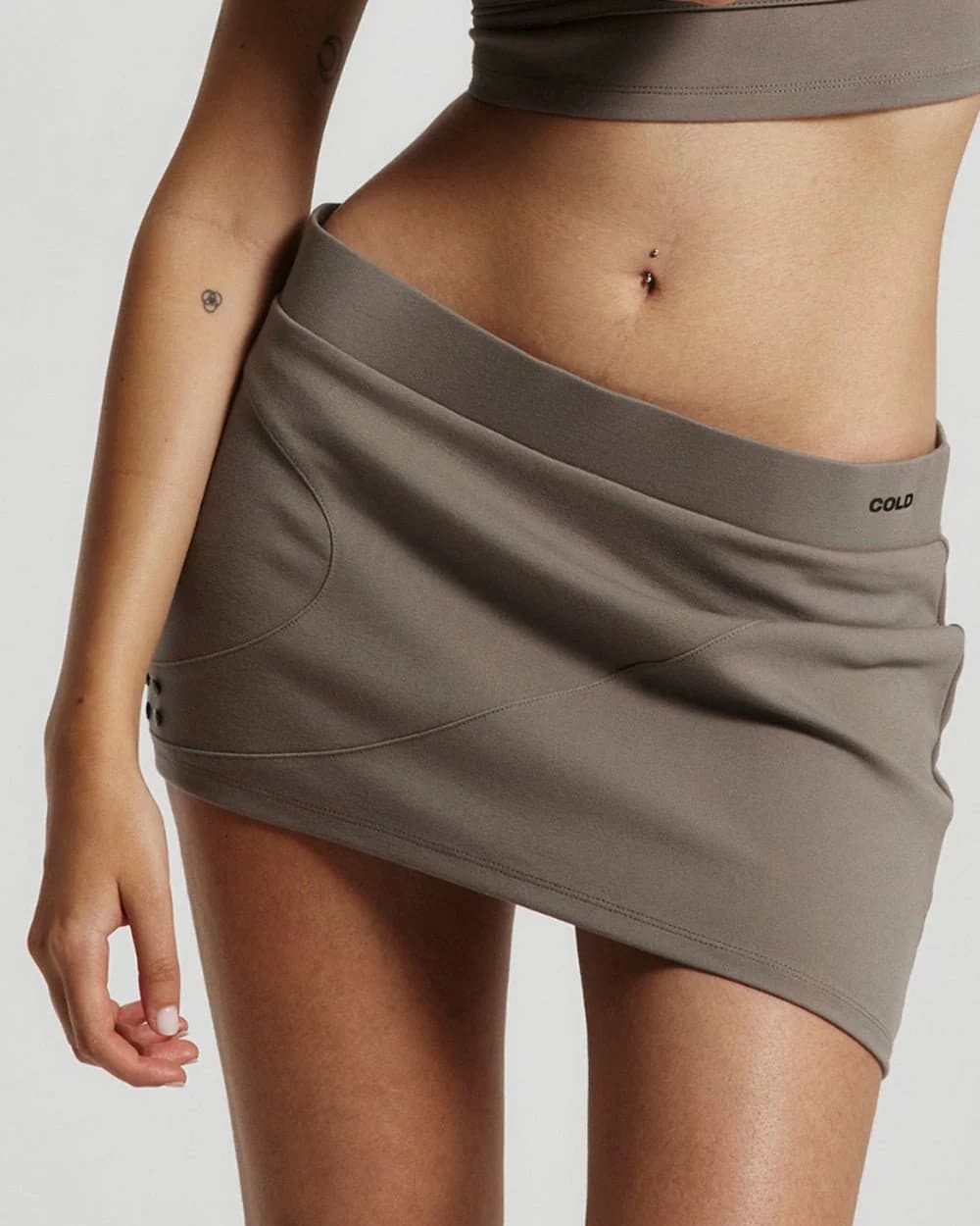 DECONSTRUCTED SKIRT QUARTZ GREY 2