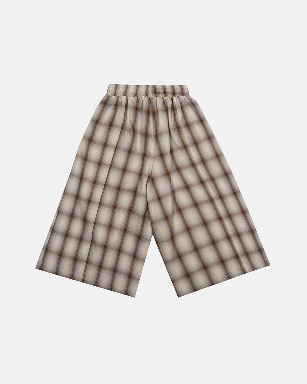 OFFICE SCRIPT SHORTS BEIGE 4
