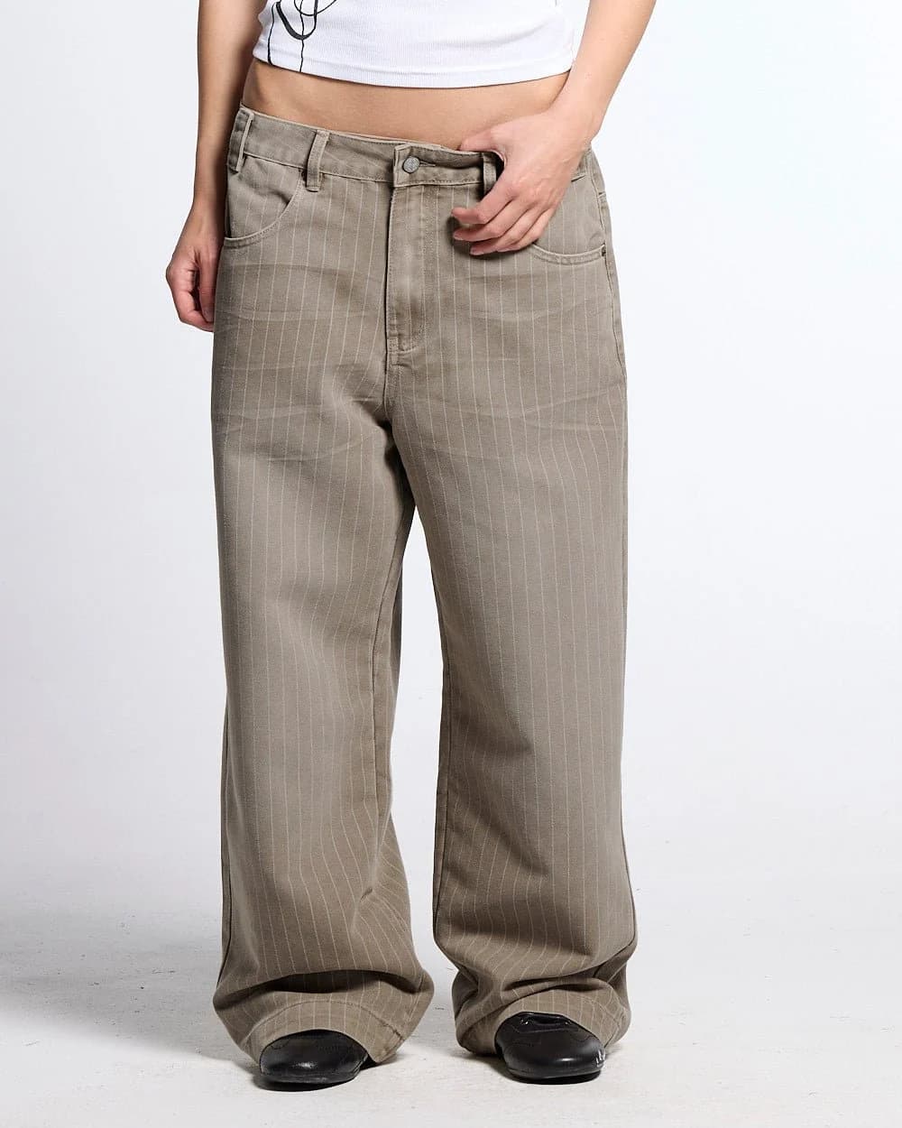 WASHED CASINO V1 PANTS BEIGE by COLD CULTURE