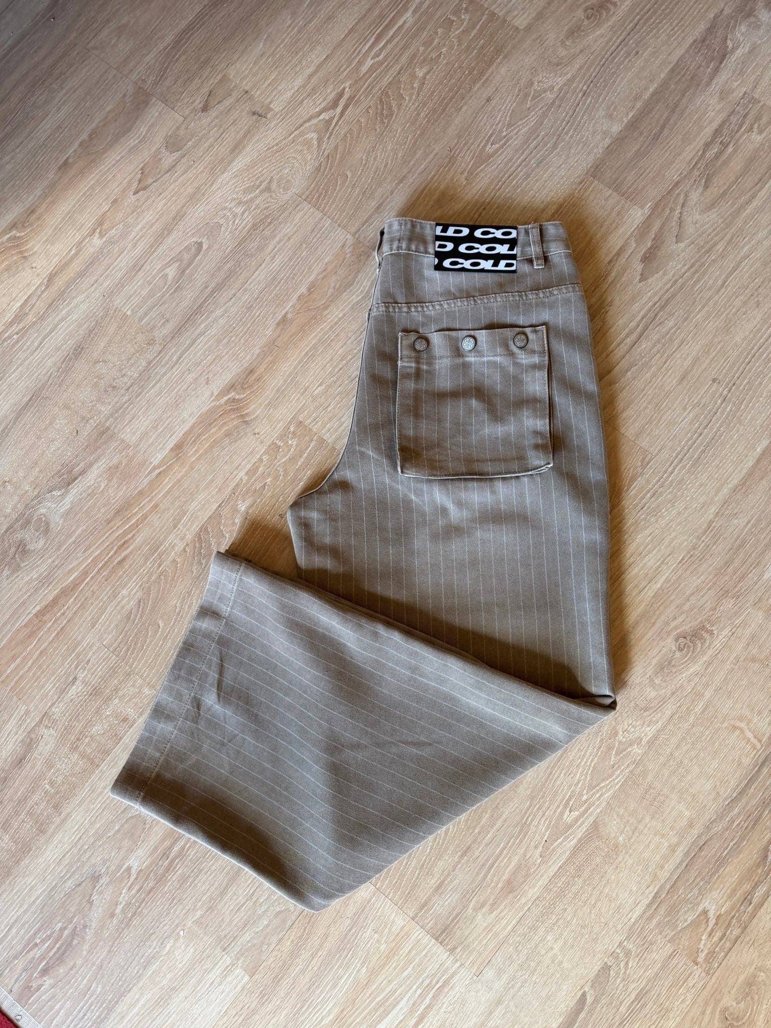 WASHED CASINO V1 PANTS BEIGE by COLD CULTURE