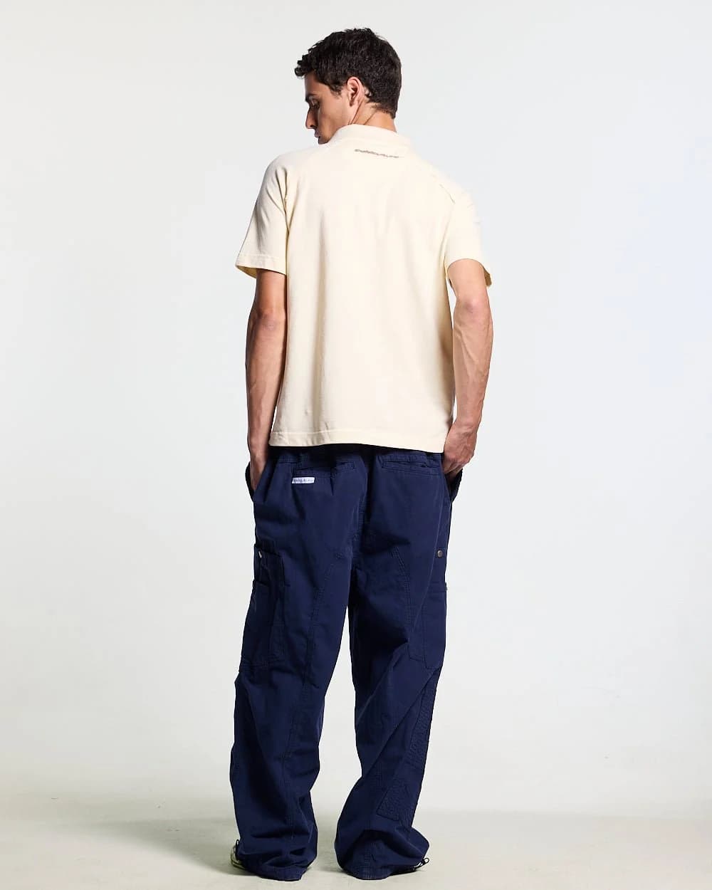 SOLID CARGO PANTS NAVY 7