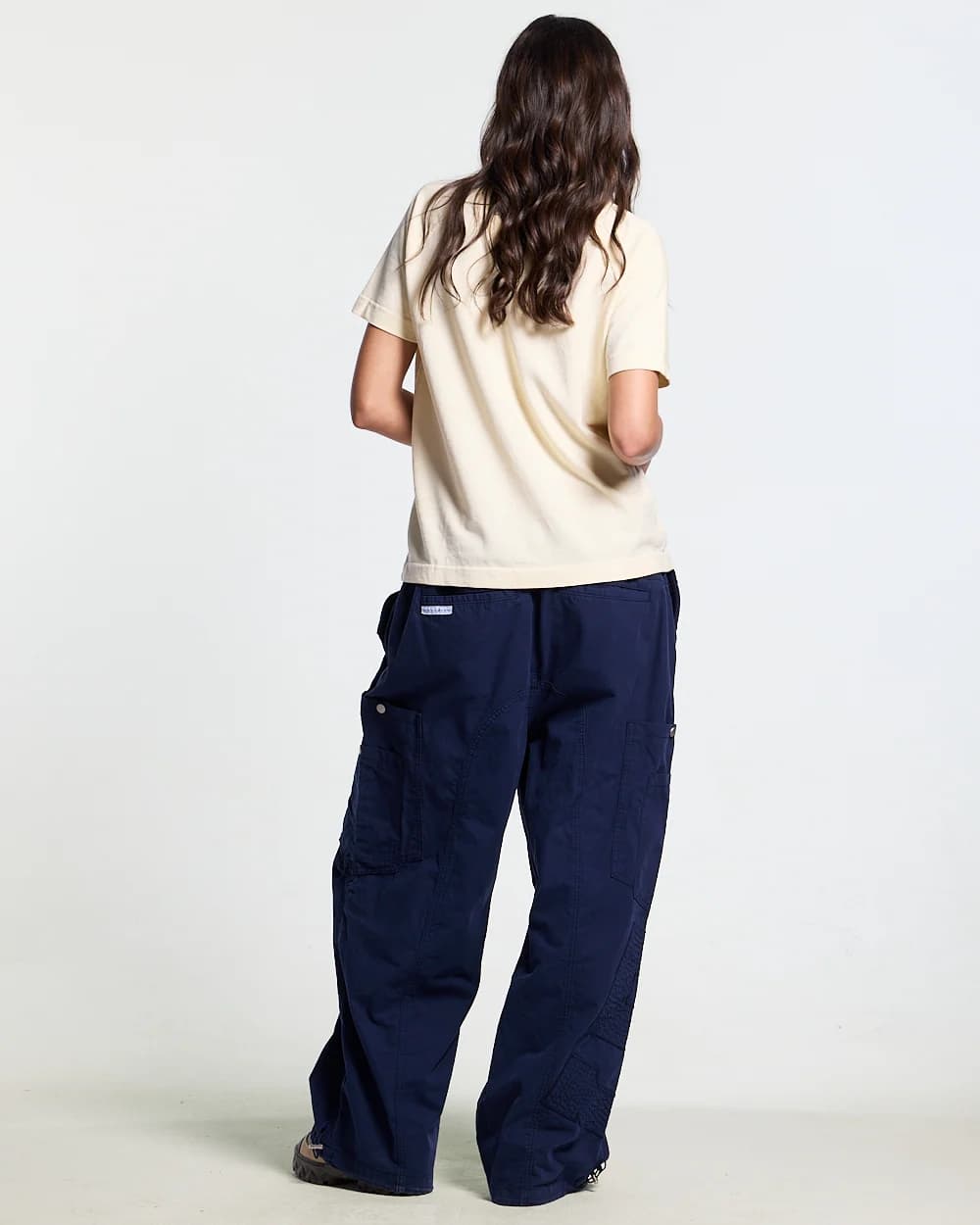 SOLID CARGO PANTS NAVY 12