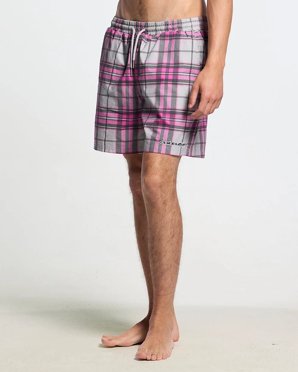 GRID SWIMSHORTS PINK 2