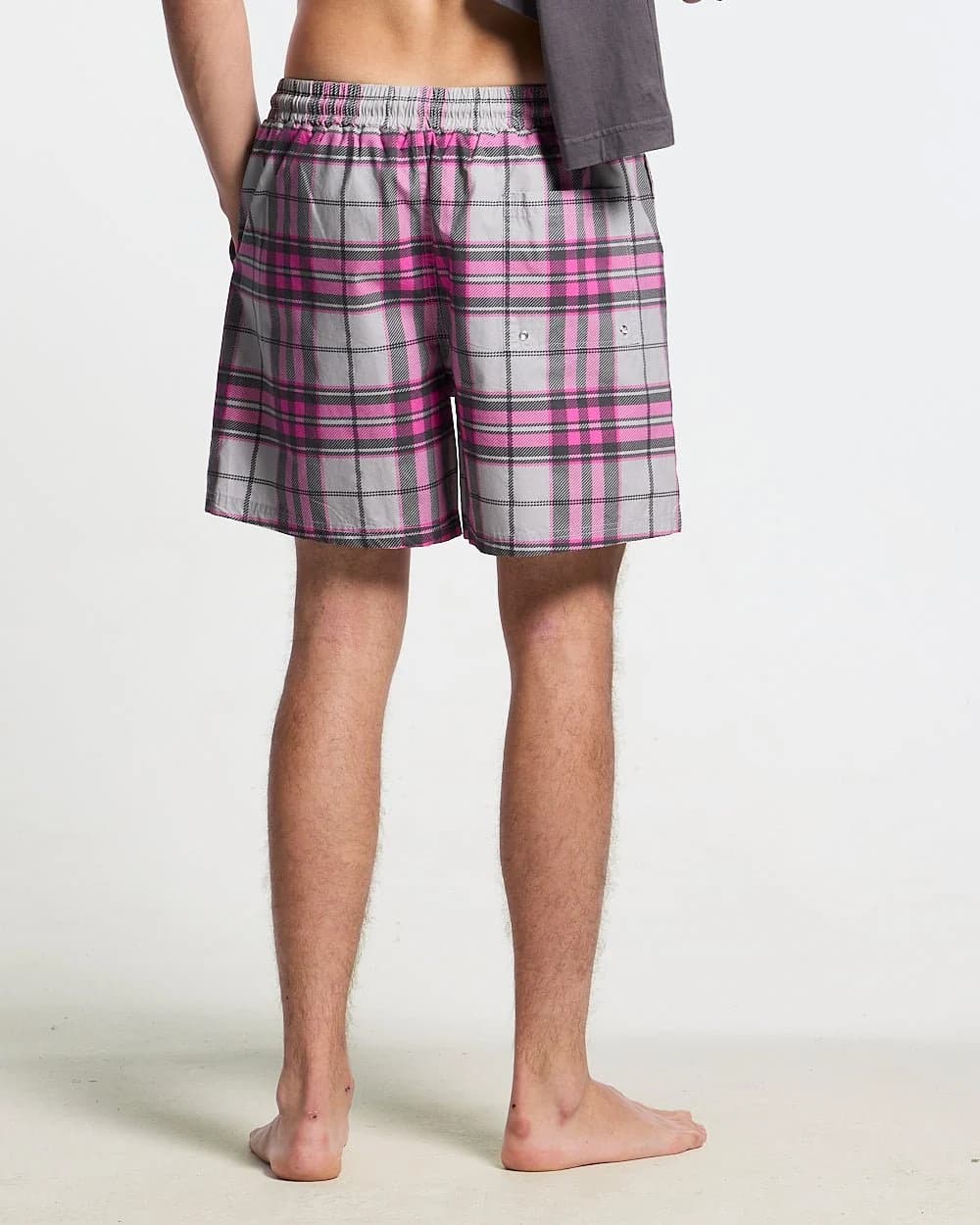 GRID SWIMSHORTS PINK 4