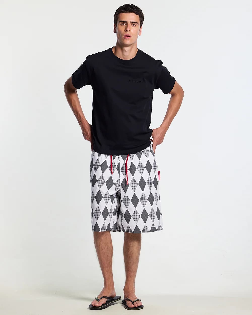 PREPPY SWIMSHORTS WHITE 6