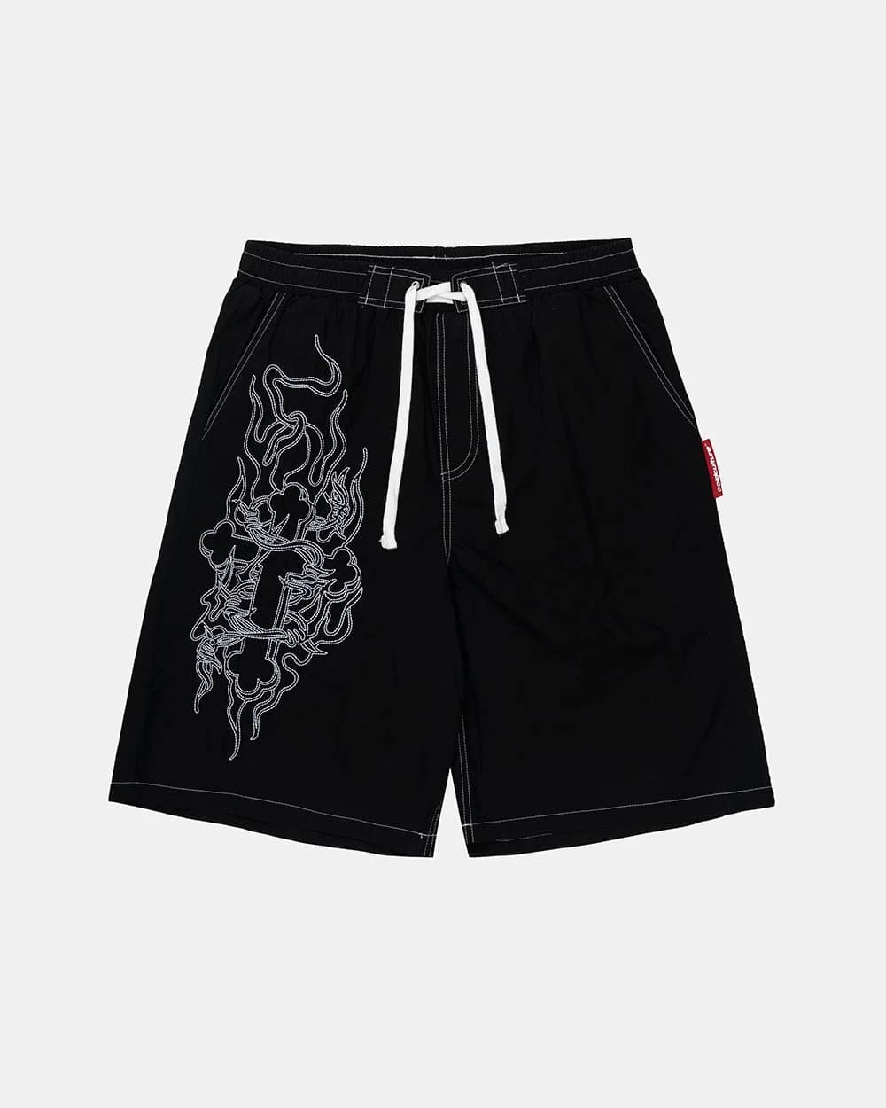 OBSIDIAN SWIMSHORTS BLACK by COLD CULTURE