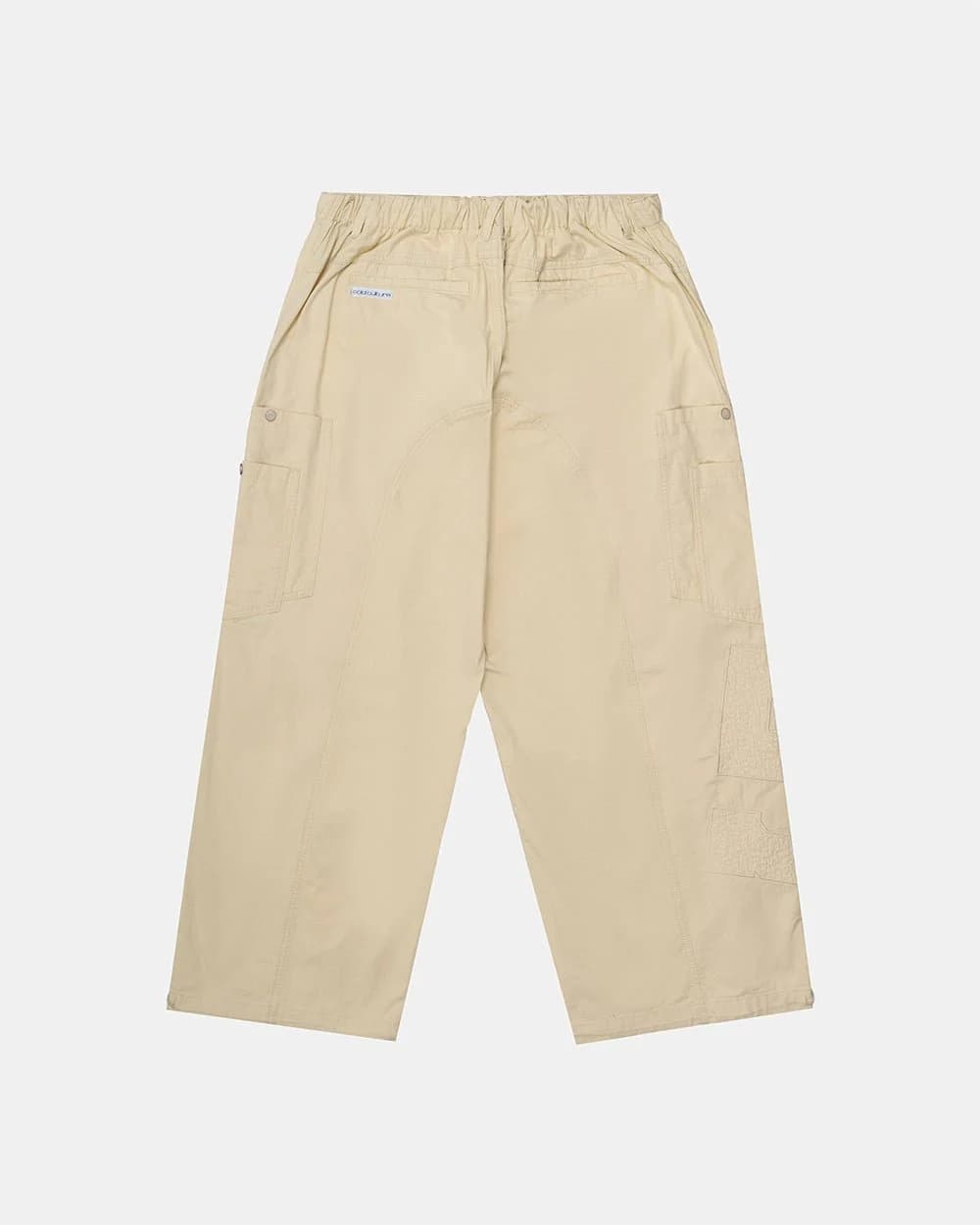 SOLID CARGO PANTS WHITE 3