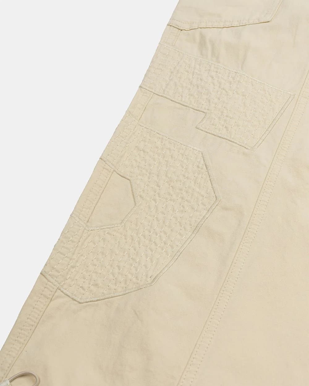 SOLID CARGO PANTS WHITE 10