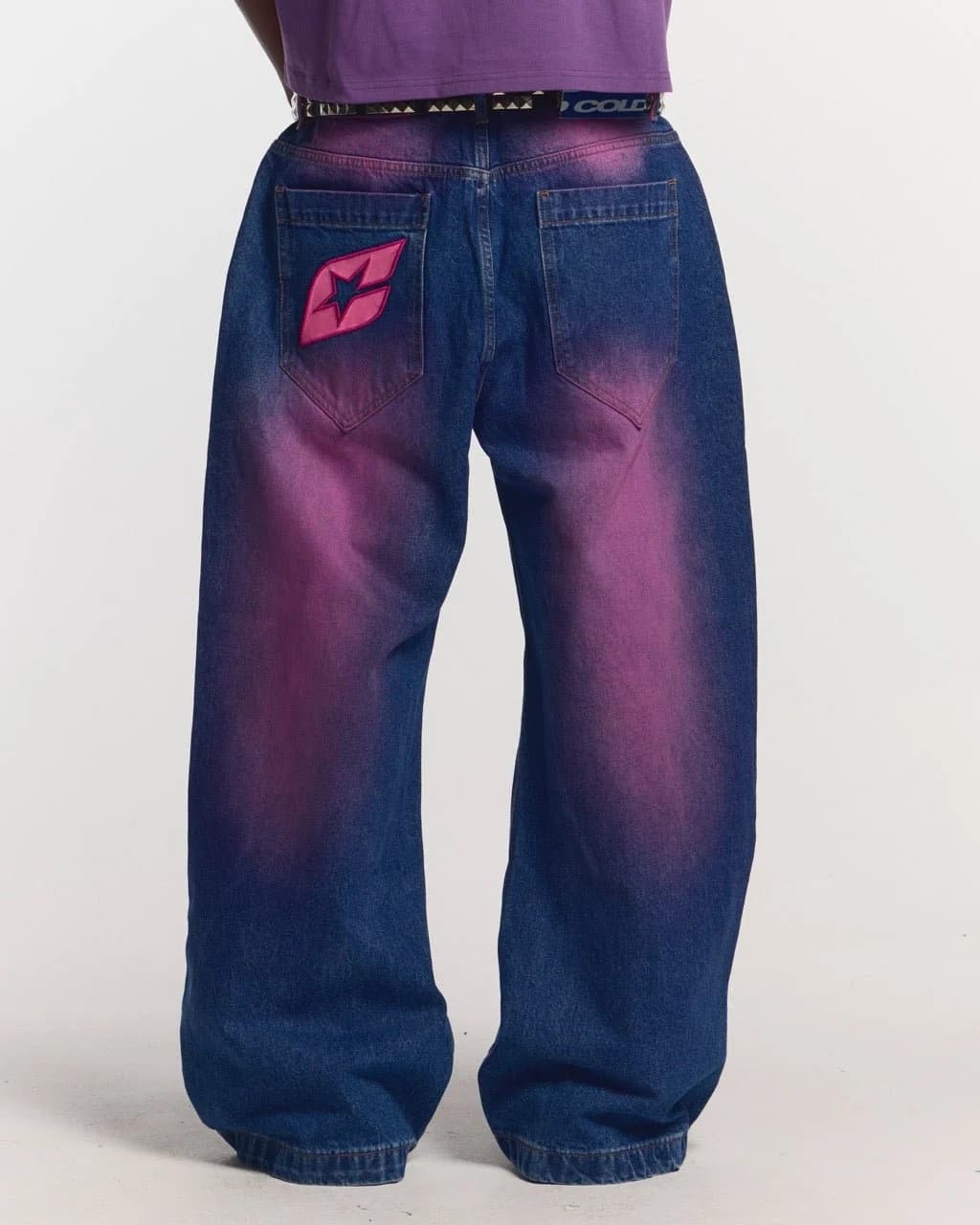 PRECIOUS V3 PANTS BLUE & PINK by COLD CULTURE