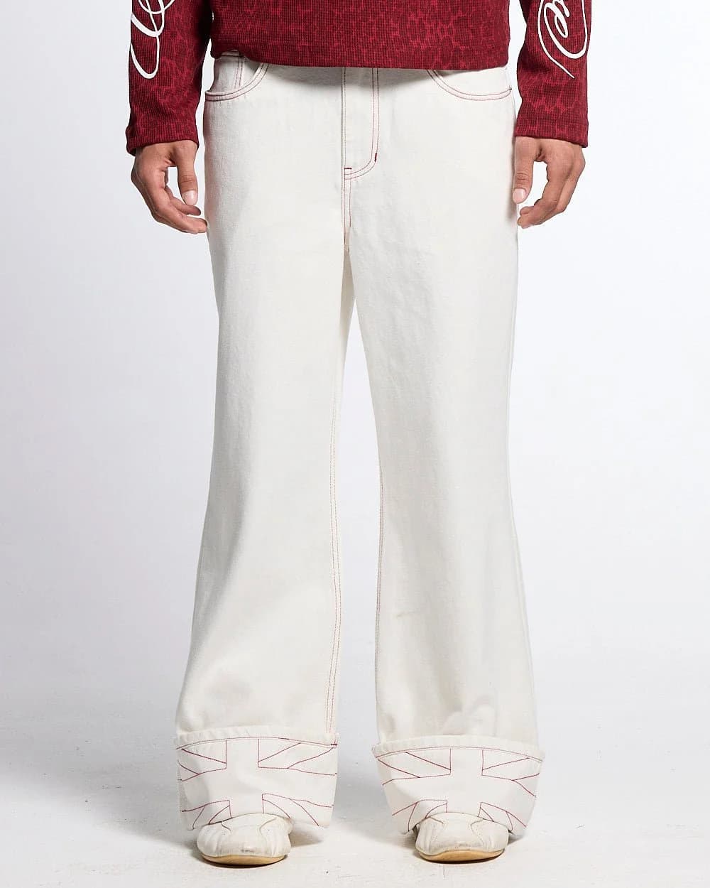 TOP BOY PANTS WHITE by COLD CULTURE