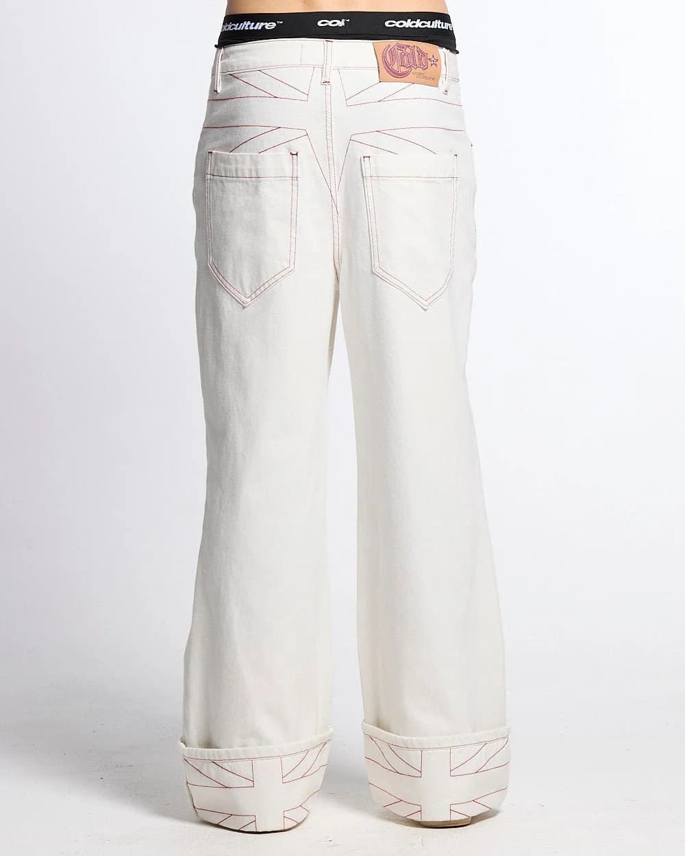 TOP BOY PANTS WHITE by COLD CULTURE