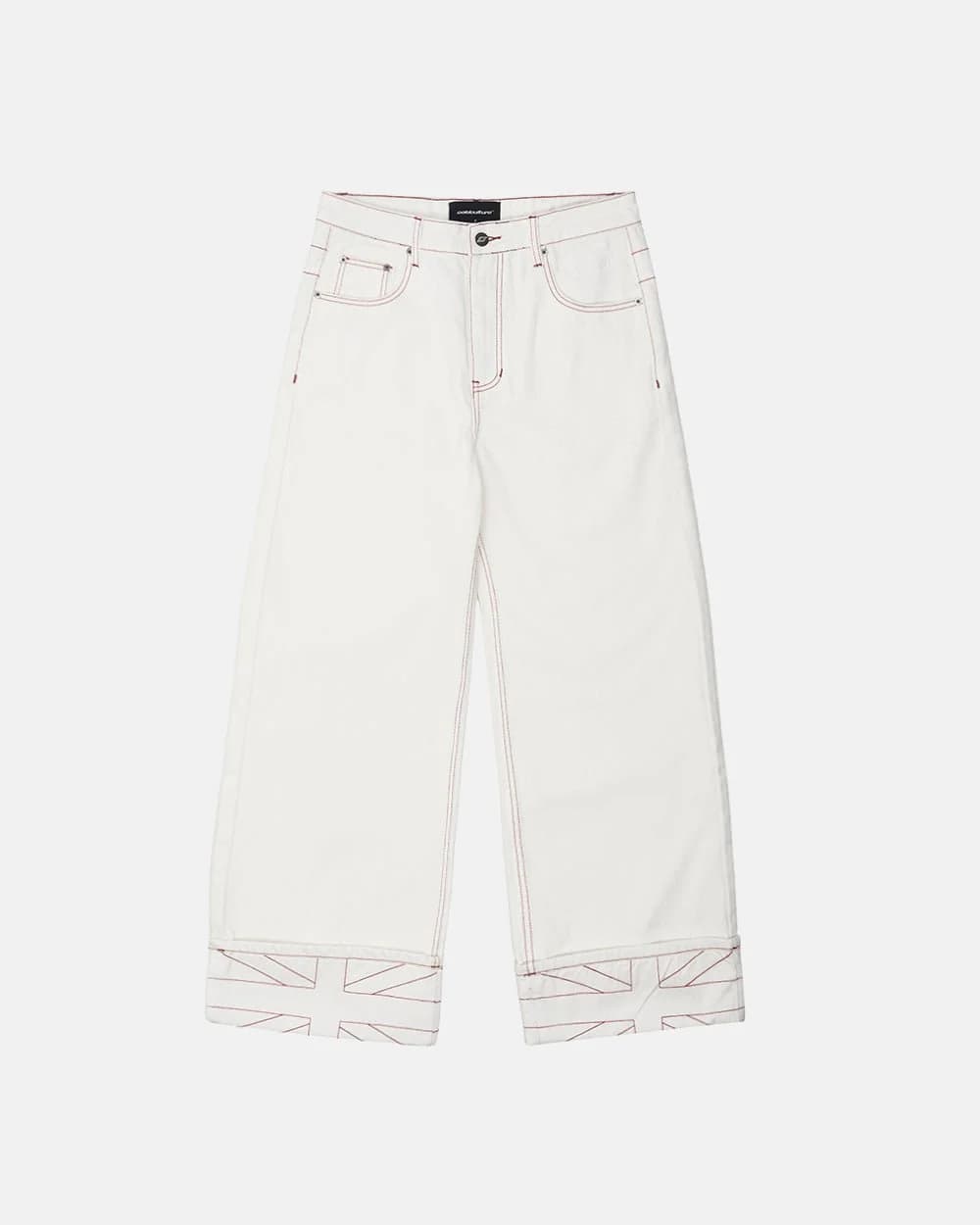 TOP BOY PANTS WHITE by COLD CULTURE