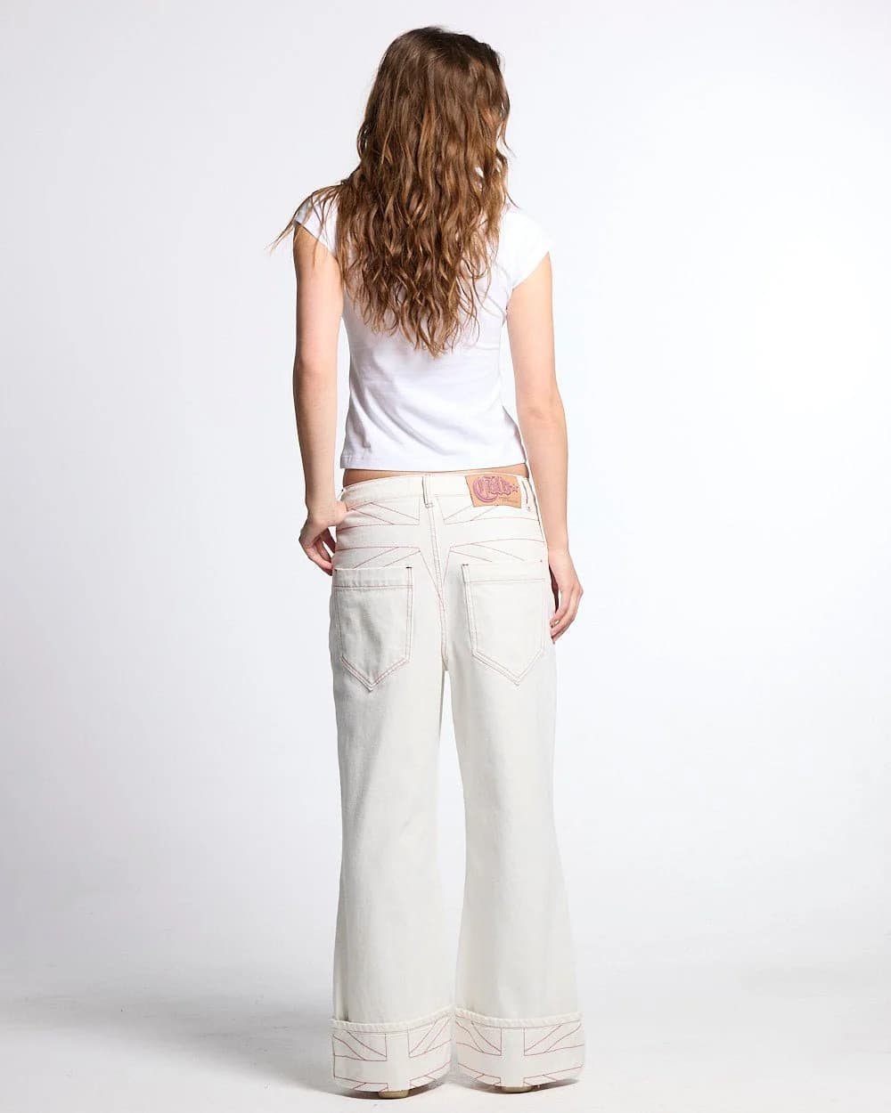 TOP BOY PANTS WHITE by COLD CULTURE