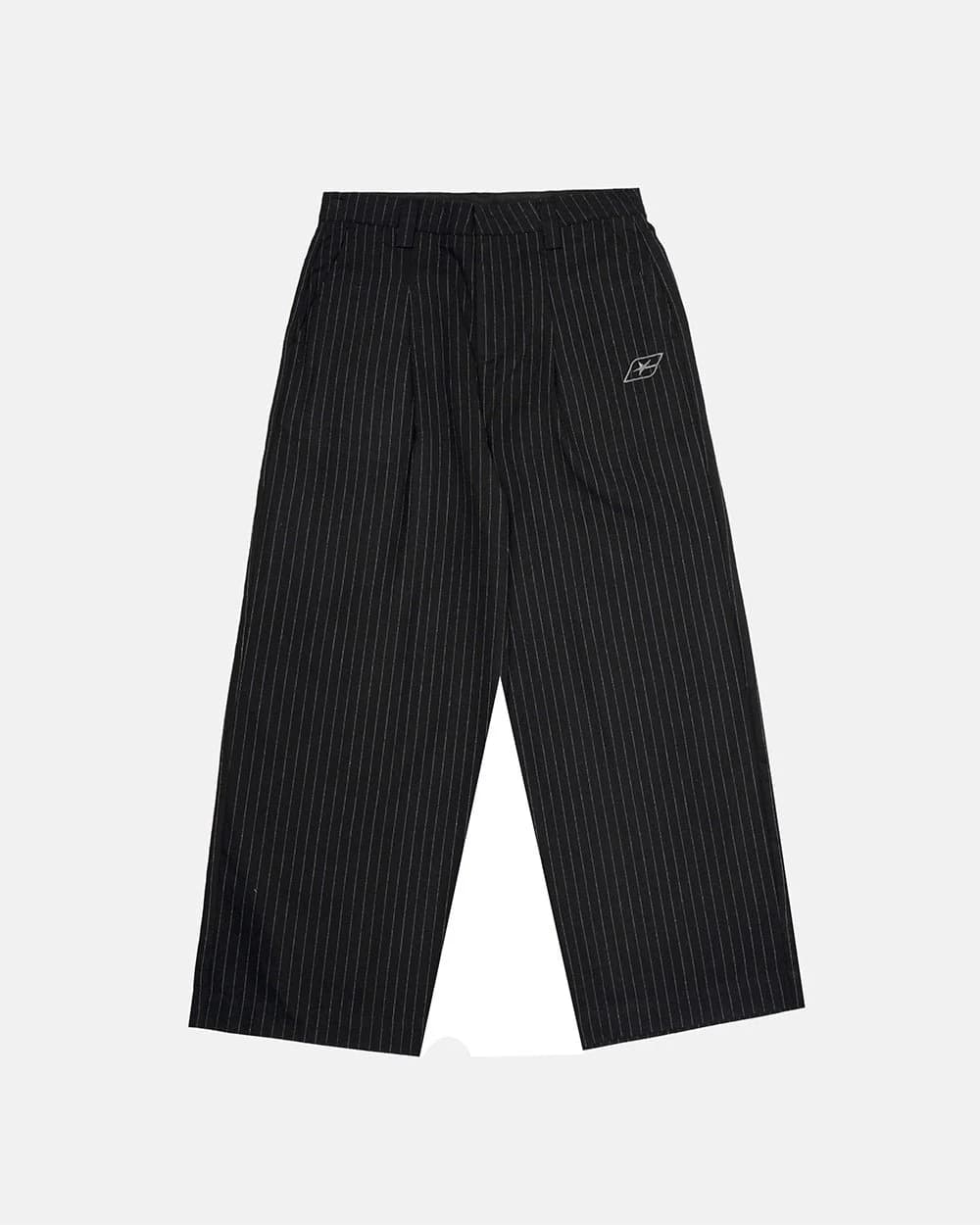 SEAM EFFECT LINE PANTS BLACK 3