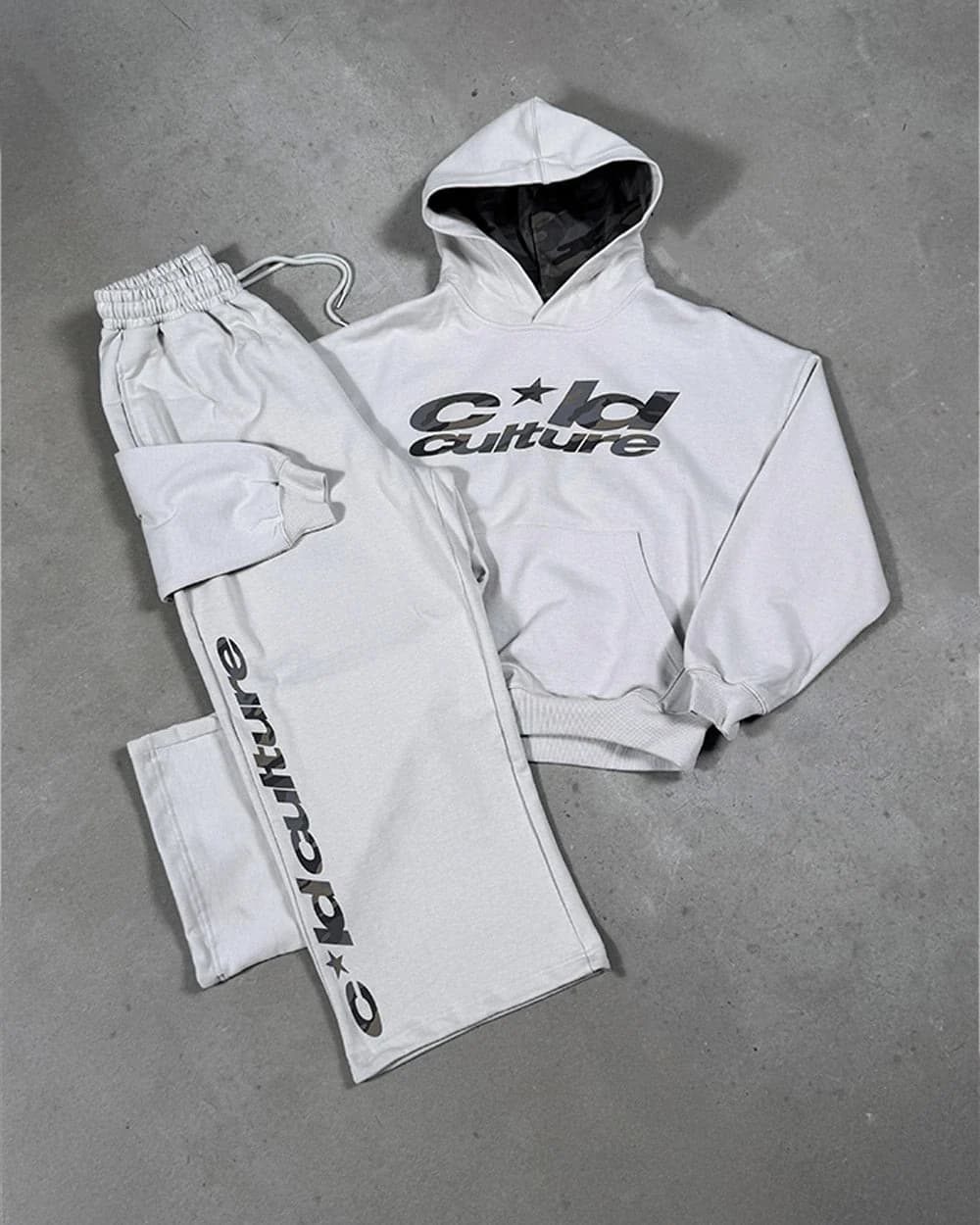 WILD CAMO SWEATPANTS LIGHT GREY 9