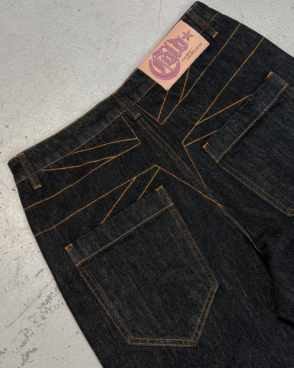 TOP BOY PANTS BLACK DENIM 12