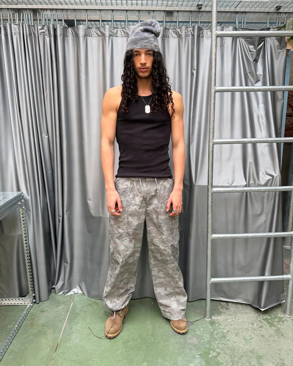 RESERVED CARGO PANTS CAMO by COLD CULTURE