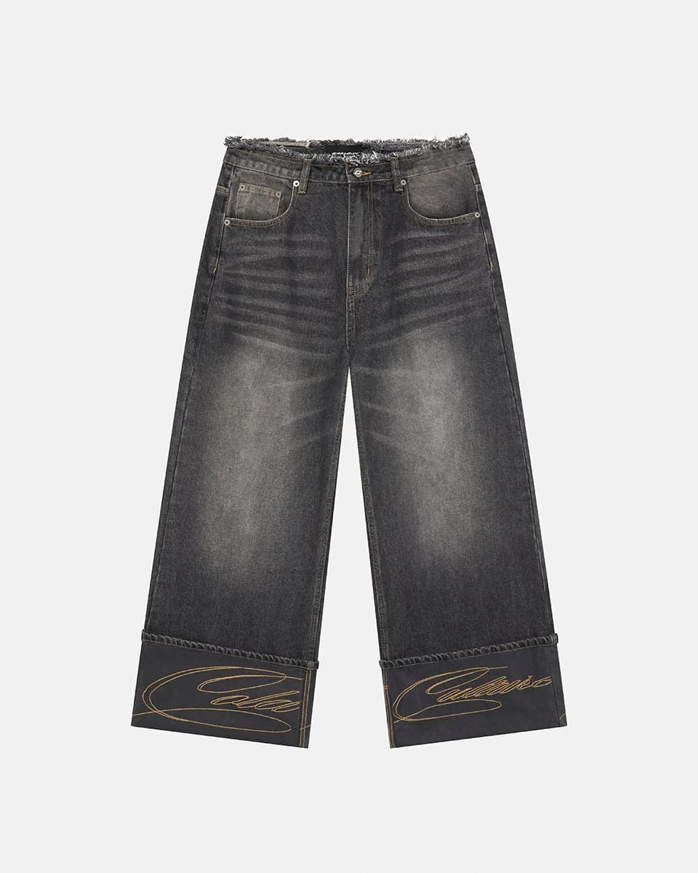 FOLDED V3 PANTS DARK GREY DENIM 2
