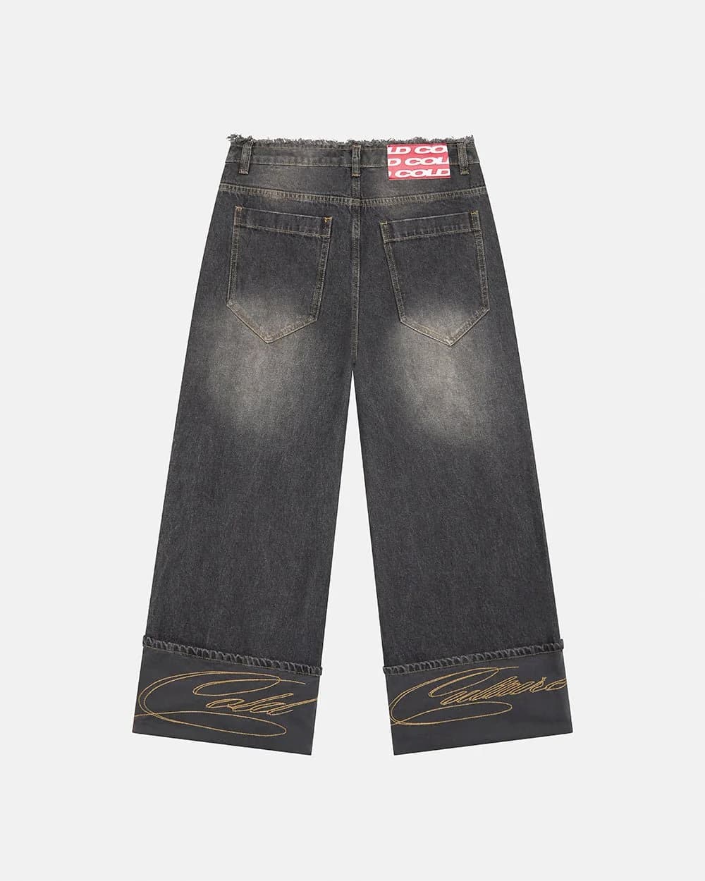 FOLDED V3 PANTS DARK GREY DENIM 4