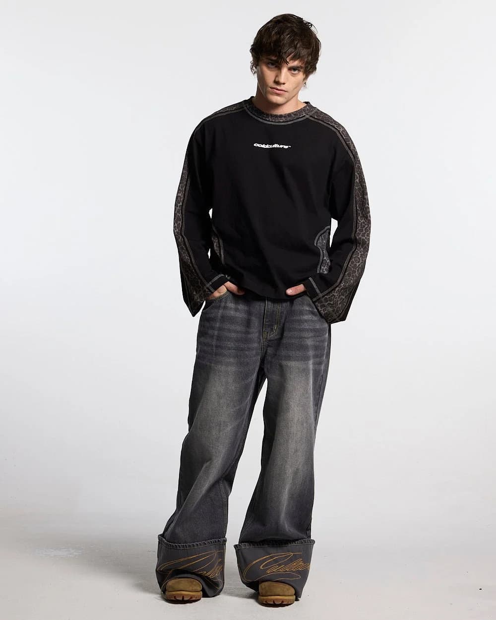 FOLDED V3 PANTS DARK GREY DENIM 5