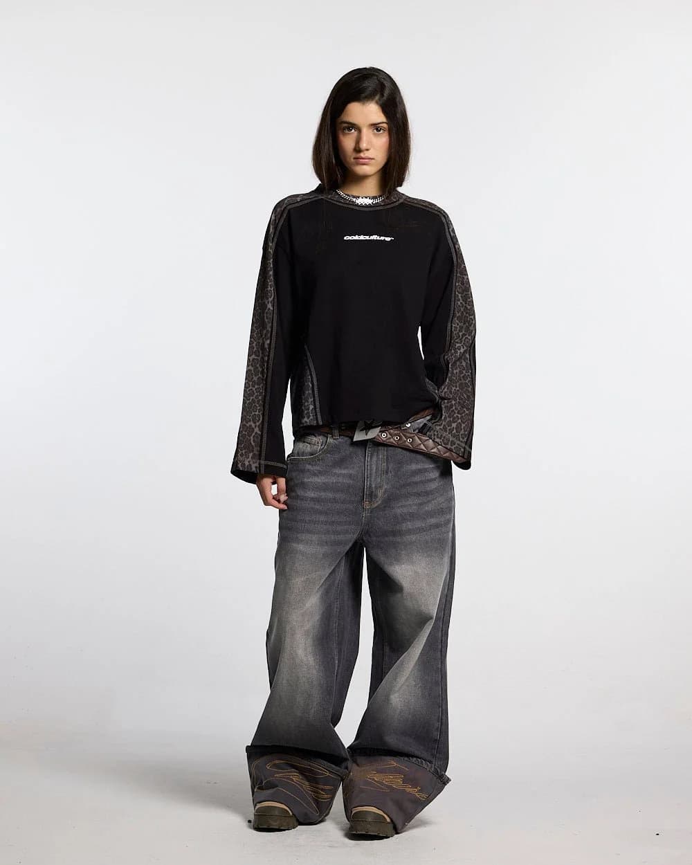 FOLDED V3 PANTS DARK GREY DENIM 7
