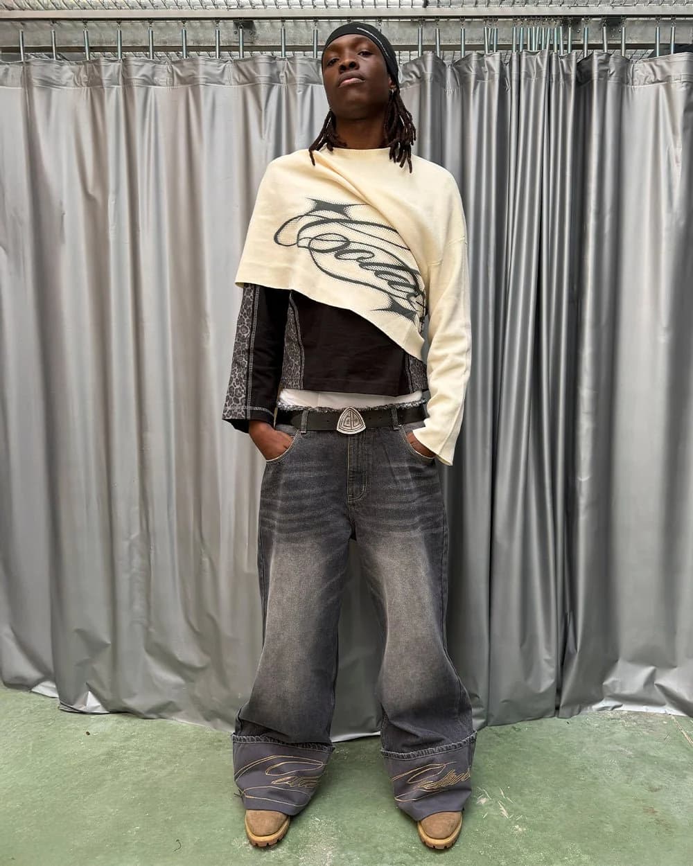 FOLDED V3 PANTS DARK GREY DENIM 9