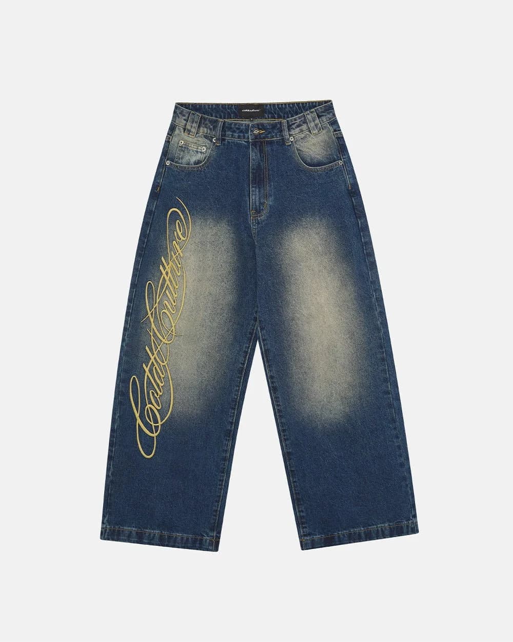 WIBBLE SCRIPT V3 PANTS BLUE 2
