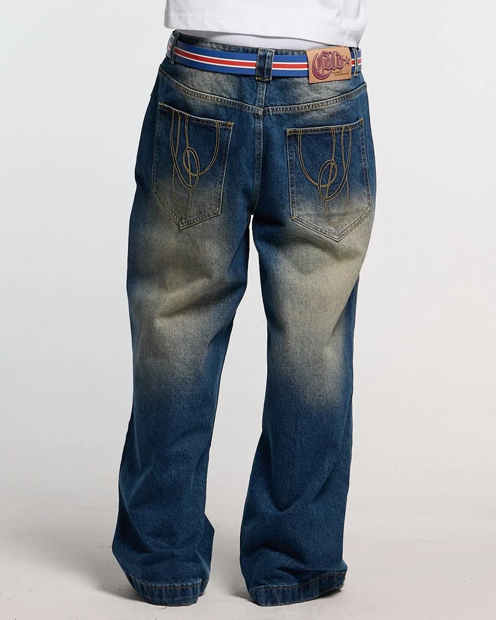 WIBBLE SCRIPT V3 PANTS BLUE 3