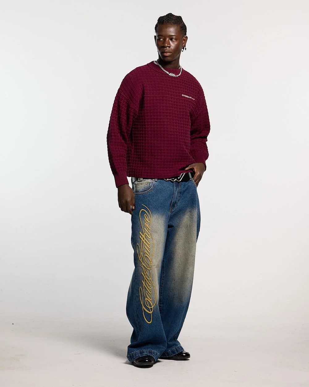 WIBBLE SCRIPT V3 PANTS BLUE 5