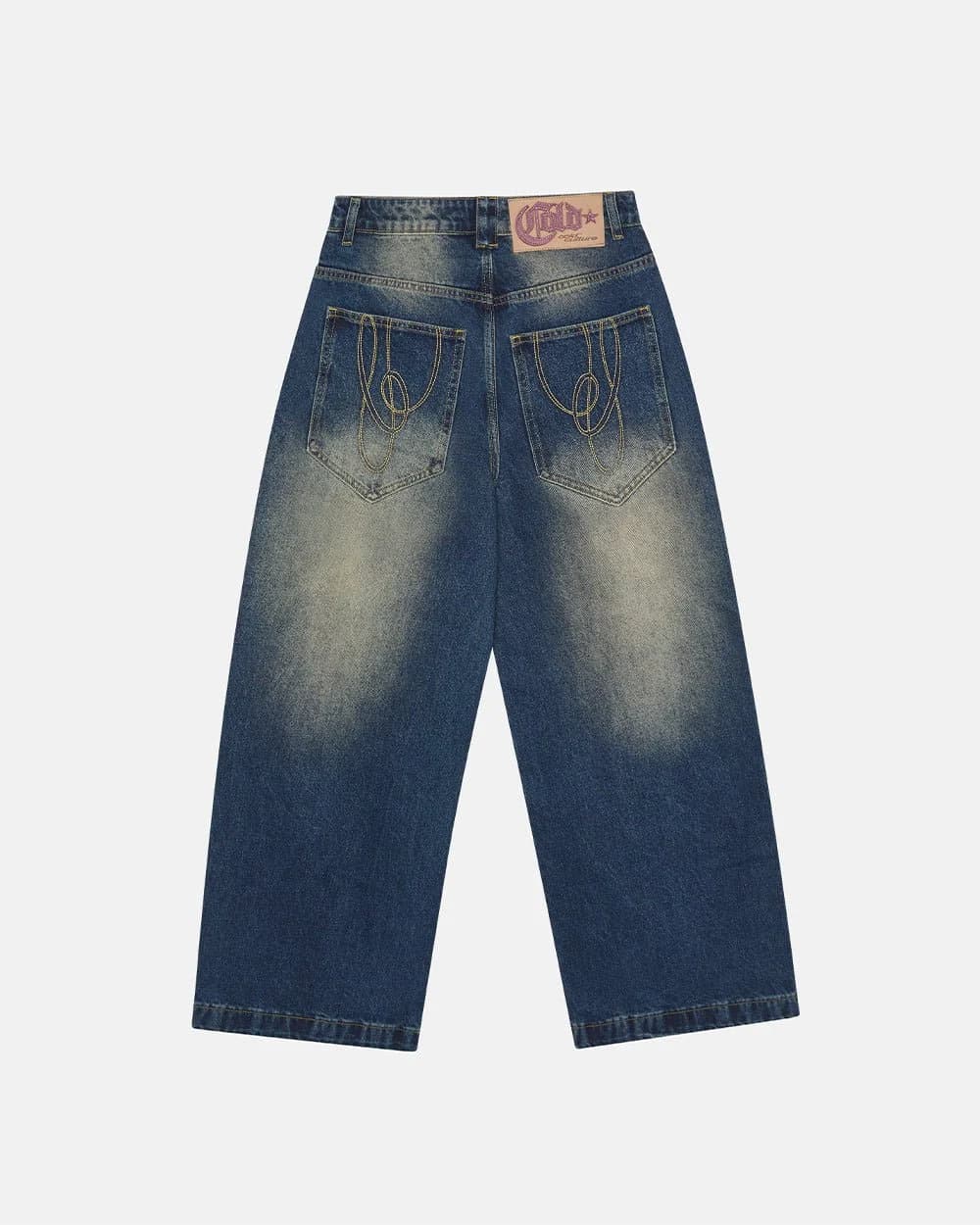 WIBBLE SCRIPT V3 PANTS BLUE 4