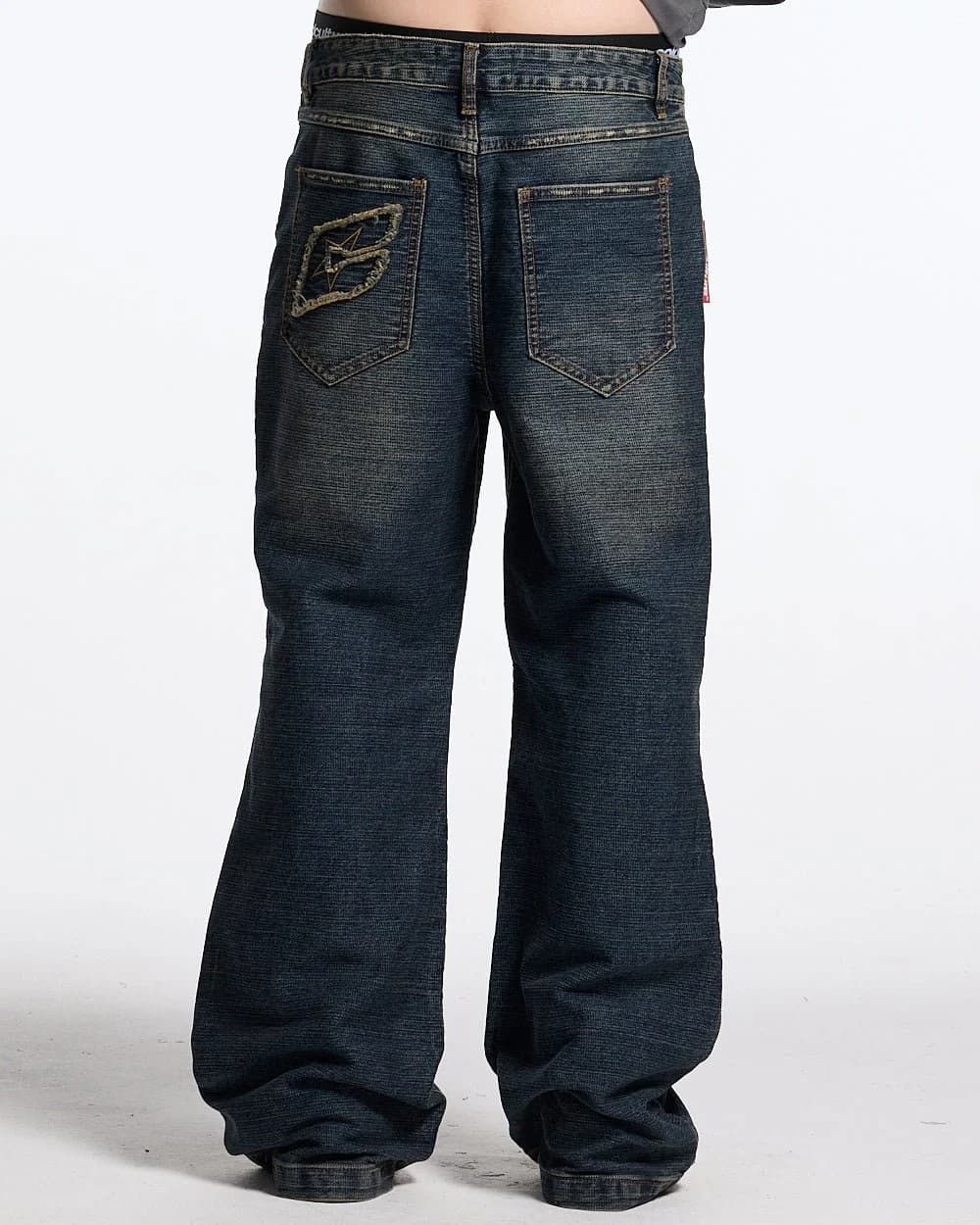 CONCRETE BOOTCUT JEANS BLUE by COLD CULTURE