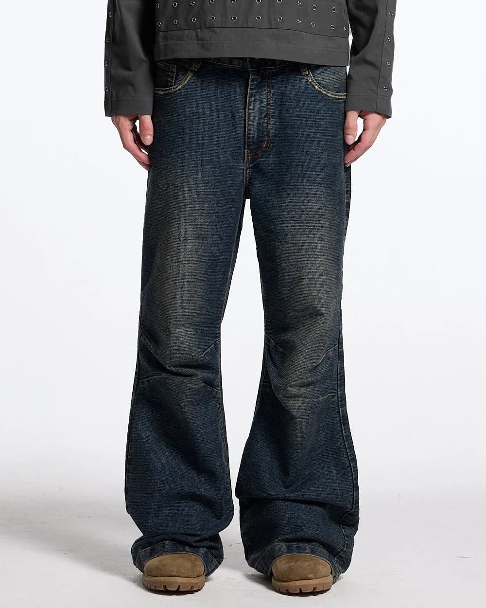 CONCRETE BOOTCUT JEANS BLUE 3