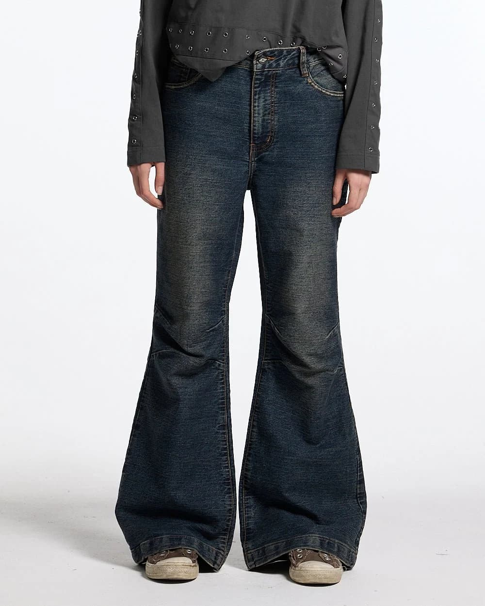 CONCRETE BOOTCUT JEANS BLUE 7